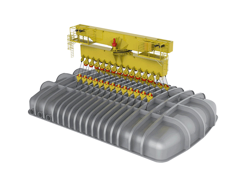 核工业专用吊具###Nuclear Grade Lifting Spreader